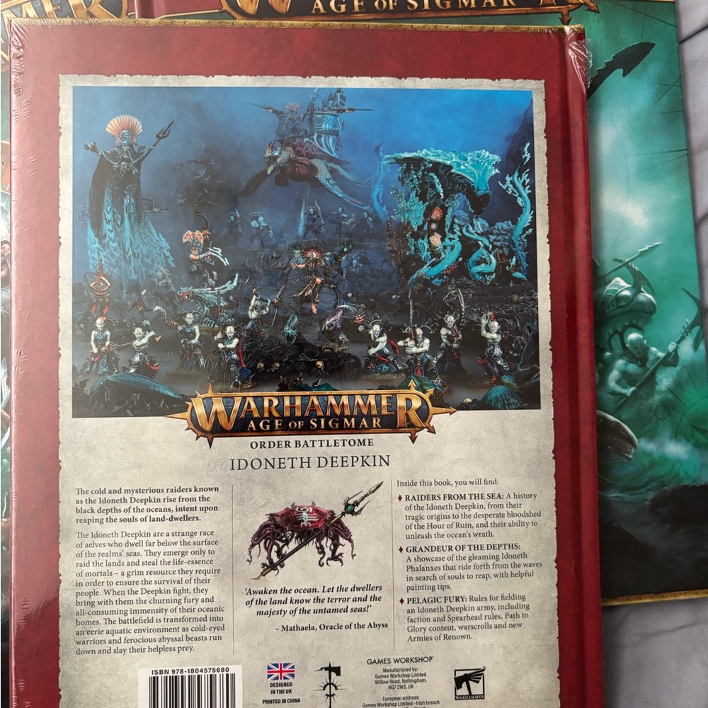 Age of Sigmar Idoneth Deepkin Battletome - Teal and Black - Picture 7 of 9